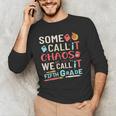 Some Call It Chaos We Call It Fifth Grade 5th Grade Teacher Men's Long Sleeve T-Shirt, novelty gifts, funny gifts Some Call It Chaos We Call It Fifth Grade 5th Grade Teacher Men's Long Sleeve T-Shirt, novelty gifts, funny gifts