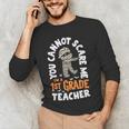 You Cannot Scare Me Im A Teacher 1st Grade Halloween Teacher Men Women Kids Men's Long Sleeve T-Shirt, novelty gifts, funny gifts You Cannot Scare Me Im A Teacher 1st Grade Halloween Teacher Men Women Kids Men's Long Sleeve T-Shirt, novelty gifts, funny gifts