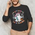 You Can't Scare Me I'm A Teacher Ghost Happy Halloween Men's Long Sleeve T-Shirt, novelty gifts, funny gifts You Can't Scare Me I'm A Teacher Ghost Happy Halloween Men's Long Sleeve T-Shirt, novelty gifts, funny gifts