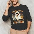 You Can't Scare Me I Teach Fifth Grade Teacher Halloween Men's Long Sleeve T-Shirt, novelty gifts, funny gifts