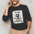 Cat It's Fine I'm Fine Everything Is Fine Teacher Life Men's Long Sleeve T-Shirt, novelty gifts, funny gifts Cat It's Fine I'm Fine Everything Is Fine Teacher Life Men's Long Sleeve T-Shirt, novelty gifts, funny gifts