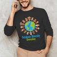 Celebrate Diversity Everyday Teachers & School Student Men's Long Sleeve T-Shirt, novelty gifts, funny gifts Celebrate Diversity Everyday Teachers & School Student Men's Long Sleeve T-Shirt, novelty gifts, funny gifts