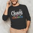 Chaos Coordinator Teacher Student Back To School 2025 Men's Long Sleeve T-Shirt, novelty gifts, funny gifts Chaos Coordinator Teacher Student Back To School 2025 Men's Long Sleeve T-Shirt, novelty gifts, funny gifts