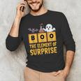 Chemistry Boo The Element Of Surprise Science Teacher Men's Long Sleeve T-Shirt, novelty gifts, funny gifts Chemistry Boo The Element Of Surprise Science Teacher Men's Long Sleeve T-Shirt, novelty gifts, funny gifts