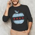 Chicago Flag Teacher School Cute Men's Long Sleeve T-Shirt, novelty gifts, funny gifts Chicago Flag Teacher School Cute Men's Long Sleeve T-Shirt, novelty gifts, funny gifts