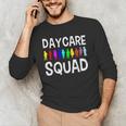 Childcare Daycare Squad Daycare Teacher Men Women Men's Long Sleeve T-Shirt, novelty gifts, funny gifts
