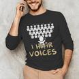 Choir Teacher Shirt I Hear Voices Chorister Tee Men's Long Sleeve T-Shirt, novelty gifts, funny gifts Choir Teacher Shirt I Hear Voices Chorister Tee Men's Long Sleeve T-Shirt, novelty gifts, funny gifts