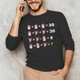 Christmas Math Quiz Teacher Equation Math Teacher Men's Long Sleeve T-Shirt, novelty gifts, funny gifts Christmas Math Quiz Teacher Equation Math Teacher Men's Long Sleeve T-Shirt, novelty gifts, funny gifts