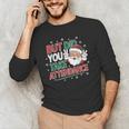 Christmas Teacher Surprise Did You Take Attendance Men's Long Sleeve T-Shirt, novelty gifts, funny gifts Christmas Teacher Surprise Did You Take Attendance Men's Long Sleeve T-Shirt, novelty gifts, funny gifts