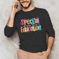 Color Special Education Squad Groovy Dream Team SPED Teacher Men's Long Sleeve T-Shirt, novelty gifts, funny gifts Color Special Education Squad Groovy Dream Team SPED Teacher Men's Long Sleeve T-Shirt, novelty gifts, funny gifts