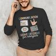 Communication Looks Different For Everyone SPED Teacher ASD Men's Long Sleeve T-Shirt, novelty gifts, funny gifts Communication Looks Different For Everyone SPED Teacher ASD Men's Long Sleeve T-Shirt, novelty gifts, funny gifts