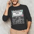 Composition Book Notebook Teachers Matching Group Halloween Men's Long Sleeve T-Shirt, novelty gifts, funny gifts Composition Book Notebook Teachers Matching Group Halloween Men's Long Sleeve T-Shirt, novelty gifts, funny gifts