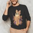 Coquette Music Note Patchwork Ghost Music Teacher Halloween Men's Long Sleeve T-Shirt, novelty gifts, funny gifts Coquette Music Note Patchwork Ghost Music Teacher Halloween Men's Long Sleeve T-Shirt, novelty gifts, funny gifts