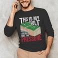Couldn't Take The Pressure Geology Earth Science Teacher Men's Long Sleeve T-Shirt, novelty gifts, funny gifts Couldn't Take The Pressure Geology Earth Science Teacher Men's Long Sleeve T-Shirt, novelty gifts, funny gifts