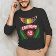 Crayon Box Fun Teacher Student Crayon Squad Halloween 2022 Men's Long Sleeve T-Shirt, novelty gifts, funny gifts Crayon Box Fun Teacher Student Crayon Squad Halloween 2022 Men's Long Sleeve T-Shirt, novelty gifts, funny gifts