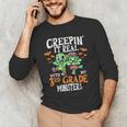 Creepin It Real Monster School 3rd Grade Teacher Halloween Men's Long Sleeve T-Shirt, novelty gifts, funny gifts Creepin It Real Monster School 3rd Grade Teacher Halloween Men's Long Sleeve T-Shirt, novelty gifts, funny gifts