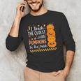 Cute Teacher Halloween For Women Men Teacher Pumpkin Men's Long Sleeve T-Shirt, novelty gifts, funny gifts