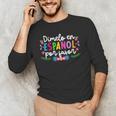 Dimelo En EspañOl Maestra De EspañOl Spanish Teacher Men's Long Sleeve T-Shirt, novelty gifts, funny gifts Dimelo En EspañOl Maestra De EspañOl Spanish Teacher Men's Long Sleeve T-Shirt, novelty gifts, funny gifts