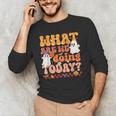 What Are We Doing Today Halloween PE Spooky Teacher Men's Long Sleeve T-Shirt, novelty gifts, funny gifts