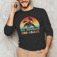 Dolphin Second Grade Back To School Teacher Student Men's Long Sleeve T-Shirt, novelty gifts, funny gifts
