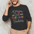 Dream Team Fourth Grade Teachers Back To School 4th Grade Men's Long Sleeve T-Shirt, novelty gifts, funny gifts