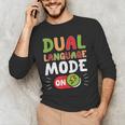 Dual Language Teacher Bilingual Teacher Men's Long Sleeve T-Shirt, novelty gifts, funny gifts Dual Language Teacher Bilingual Teacher Men's Long Sleeve T-Shirt, novelty gifts, funny gifts