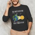 Earth Rotation Earth Day Science Teacher Kids Women Men's Long Sleeve T-Shirt, novelty gifts, funny gifts Earth Rotation Earth Day Science Teacher Kids Women Men's Long Sleeve T-Shirt, novelty gifts, funny gifts