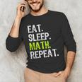 Eat Sleep Math Repeat Teacher Lover Men's Long Sleeve T-Shirt, novelty gifts, funny gifts Eat Sleep Math Repeat Teacher Lover Men's Long Sleeve T-Shirt, novelty gifts, funny gifts