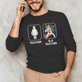 ELA Teacher Dabbing Unicorn Teacher Women Men's Long Sleeve T-Shirt, novelty gifts, funny gifts ELA Teacher Dabbing Unicorn Teacher Women Men's Long Sleeve T-Shirt, novelty gifts, funny gifts