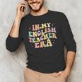 In My English Teacher Era Retro Back To School Literature Men Women Men's Long Sleeve T-Shirt, novelty gifts, funny gifts