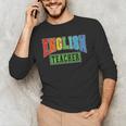 English Teacher Men Women Grammar Class English Teacher Men's Long Sleeve T-Shirt, novelty gifts, funny gifts