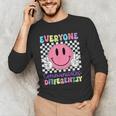 Everyone Communicates Differently Autism Awareness Teacher Men's Long Sleeve T-Shirt, novelty gifts, funny gifts Everyone Communicates Differently Autism Awareness Teacher Men's Long Sleeve T-Shirt, novelty gifts, funny gifts