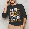 Faboolous ESL ESOL Teacher Spooky Teacher Halloween Costume For Men Women Men's Long Sleeve T-Shirt, novelty gifts, funny gifts Faboolous ESL ESOL Teacher Spooky Teacher Halloween Costume For Men Women Men's Long Sleeve T-Shirt, novelty gifts, funny gifts