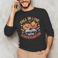 Fall In Love With Kindergarten Autumn Kindergarten Teacher Men's Long Sleeve T-Shirt, novelty gifts, funny gifts Fall In Love With Kindergarten Autumn Kindergarten Teacher Men's Long Sleeve T-Shirt, novelty gifts, funny gifts