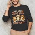 Are You Fall O Ween Directions Teacher Halloween Dog Ghost Men's Long Sleeve T-Shirt, novelty gifts, funny gifts Are You Fall O Ween Directions Teacher Halloween Dog Ghost Men's Long Sleeve T-Shirt, novelty gifts, funny gifts