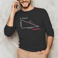 Find X Math Teacher Graphic Sarcastic Novelty Dad Joke Men's Long Sleeve T-Shirt, novelty gifts, funny gifts