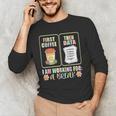 First Coffee Then Data SPED Teacher Taking a Break Men's Long Sleeve T-Shirt, novelty gifts, funny gifts First Coffee Then Data SPED Teacher Taking a Break Men's Long Sleeve T-Shirt, novelty gifts, funny gifts
