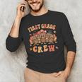 First Grade Crew Thanksgiving Fall Teacher 1st Grade Team Men's Long Sleeve T-Shirt, novelty gifts, funny gifts First Grade Crew Thanksgiving Fall Teacher 1st Grade Team Men's Long Sleeve T-Shirt, novelty gifts, funny gifts