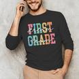 First Grade Dream Team Back To School 1st Grade Teacher Men's Long Sleeve T-Shirt, novelty gifts, funny gifts