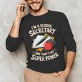 Front Office Teacher Admin Mother I'm A School Secretary Men's Long Sleeve T-Shirt, novelty gifts, funny gifts