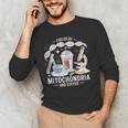 Fueled By Mitochondria Coffee Science Teacher Student Men's Long Sleeve T-Shirt, novelty gifts, funny gifts