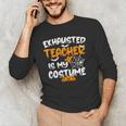 Fun Halloween Sayings Quotes Exhausted Teacher Is My Costume -Adults Short Sleeve Halloween Teacher T-Shirt Small Men's Long Sleeve T-Shirt, novelty gifts, funny gifts Fun Halloween Sayings Quotes Exhausted Teacher Is My Costume -Adults Short Sleeve Halloween Teacher T-Shirt Small Men's Long Sleeve T-Shirt, novelty gifts, funny gifts