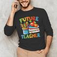 Future Teacher Costume For Kids Back To School Boy Girl Men's Long Sleeve T-Shirt, novelty gifts, funny gifts