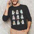 Ghost Reading Books Spooky Librarian Teacher Women Men's Long Sleeve T-Shirt, novelty gifts, funny gifts Ghost Reading Books Spooky Librarian Teacher Women Men's Long Sleeve T-Shirt, novelty gifts, funny gifts