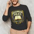 Grammar Police To Serve And Correct English Teacher Men's Long Sleeve T-Shirt, novelty gifts, funny gifts Grammar Police To Serve And Correct English Teacher Men's Long Sleeve T-Shirt, novelty gifts, funny gifts