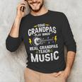 Some Grandpas Play Bingo Real Grandpas Teach Music Teacher Men's Long Sleeve T-Shirt, novelty gifts, funny gifts Some Grandpas Play Bingo Real Grandpas Teach Music Teacher Men's Long Sleeve T-Shirt, novelty gifts, funny gifts
