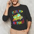 Groovy Field Trip Anyone Happy Field Day For Teachers Kids Men's Long Sleeve T-Shirt, novelty gifts, funny gifts Groovy Field Trip Anyone Happy Field Day For Teachers Kids Men's Long Sleeve T-Shirt, novelty gifts, funny gifts