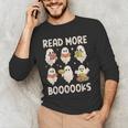 Groovy Halloween Ghost Read More Boooooks Librarian Teacher For Men Women Kids Men's Long Sleeve T-Shirt, novelty gifts, funny gifts Groovy Halloween Ghost Read More Boooooks Librarian Teacher For Men Women Kids Men's Long Sleeve T-Shirt, novelty gifts, funny gifts