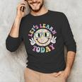 Groovy Retro Lets Learn Today Teacher Student Back To School Men's Long Sleeve T-Shirt, novelty gifts, funny gifts Groovy Retro Lets Learn Today Teacher Student Back To School Men's Long Sleeve T-Shirt, novelty gifts, funny gifts