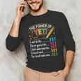 Growth Mindset Teacher Power Of Yet Inspirational Men's Long Sleeve T-Shirt, novelty gifts, funny gifts Growth Mindset Teacher Power Of Yet Inspirational Men's Long Sleeve T-Shirt, novelty gifts, funny gifts